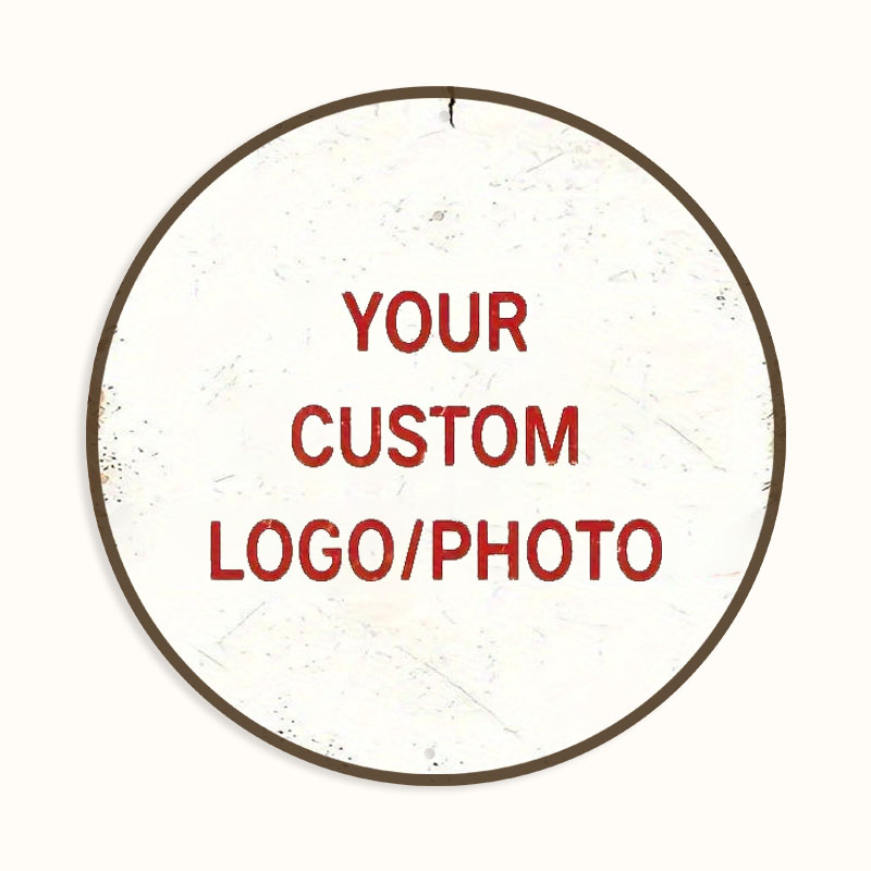 Home Office Logo - Aangepaste foto/tekst aluminium bord, metalen plaat