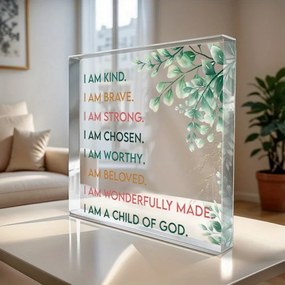 Home Office Room Inspiration - CIFBUY Acryl inspirerend bord Ik ben