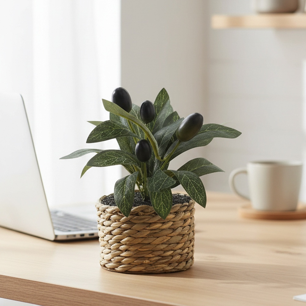 Home Office Layout - Kunstplanten Zakolijfbomen Kunststof nepplanten Bonsai Thuis