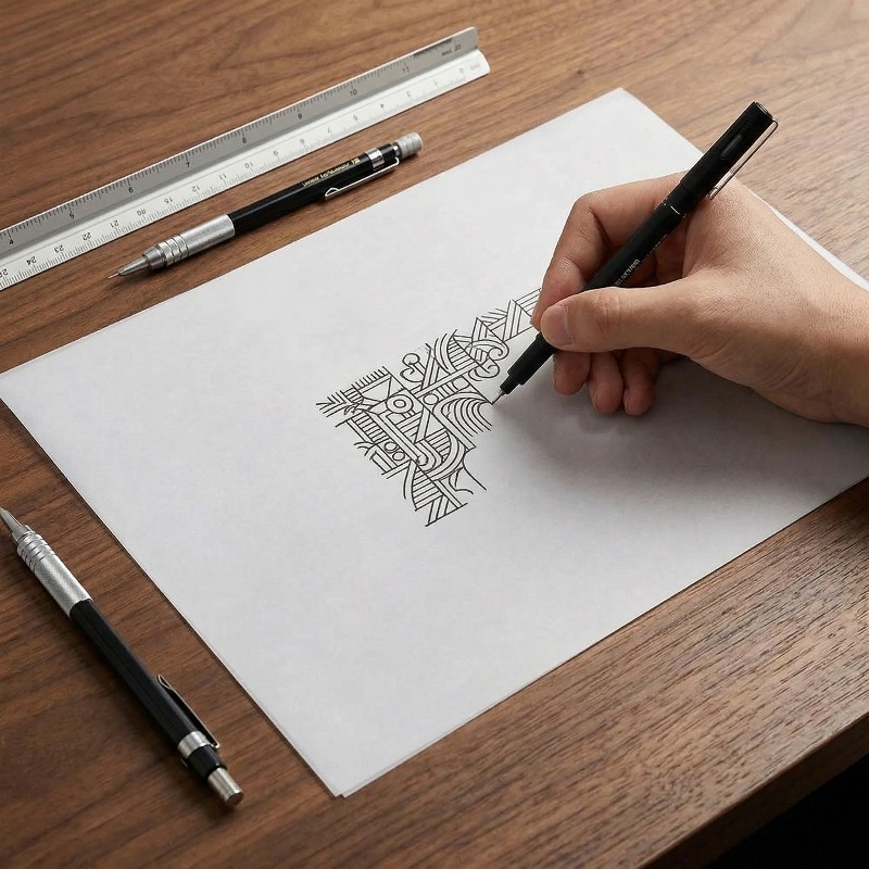 A4 kalligrafie calqueerpapier  - Home Office Layout recensie en prijs