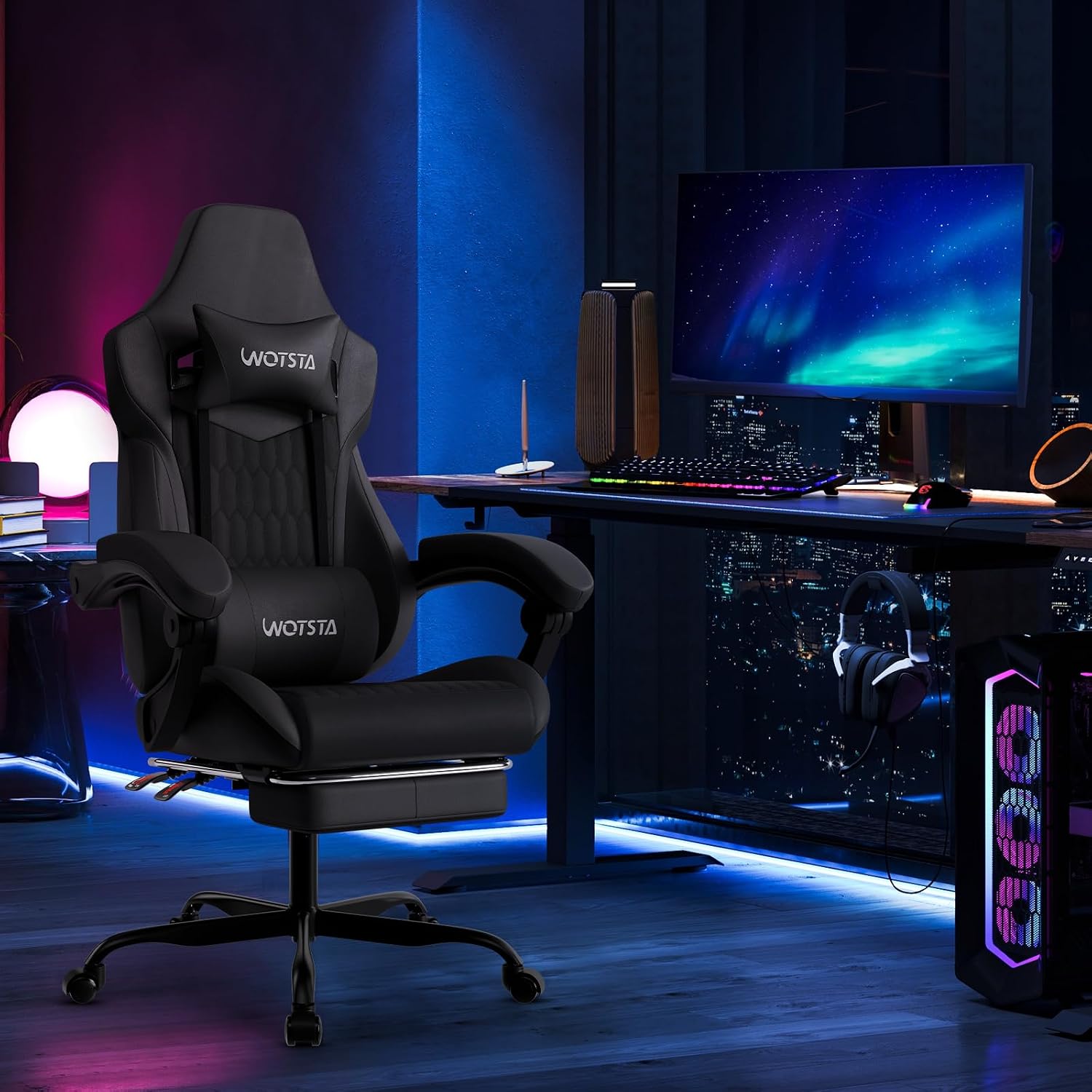Gamingstoel met voetsteun, erg - Ergonomic Office Chair recensie en prijs