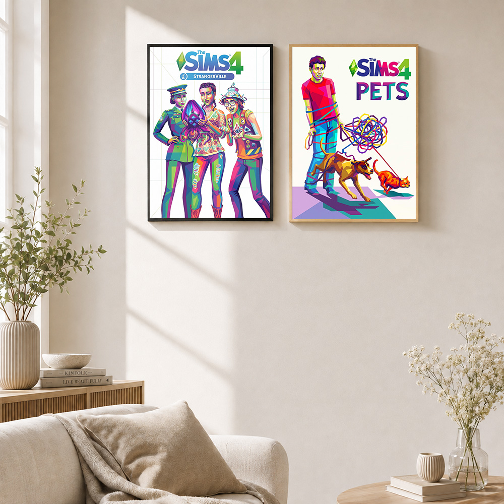 The Sims metalen posters met e - Home Office Room Inspiration recensie en prijs