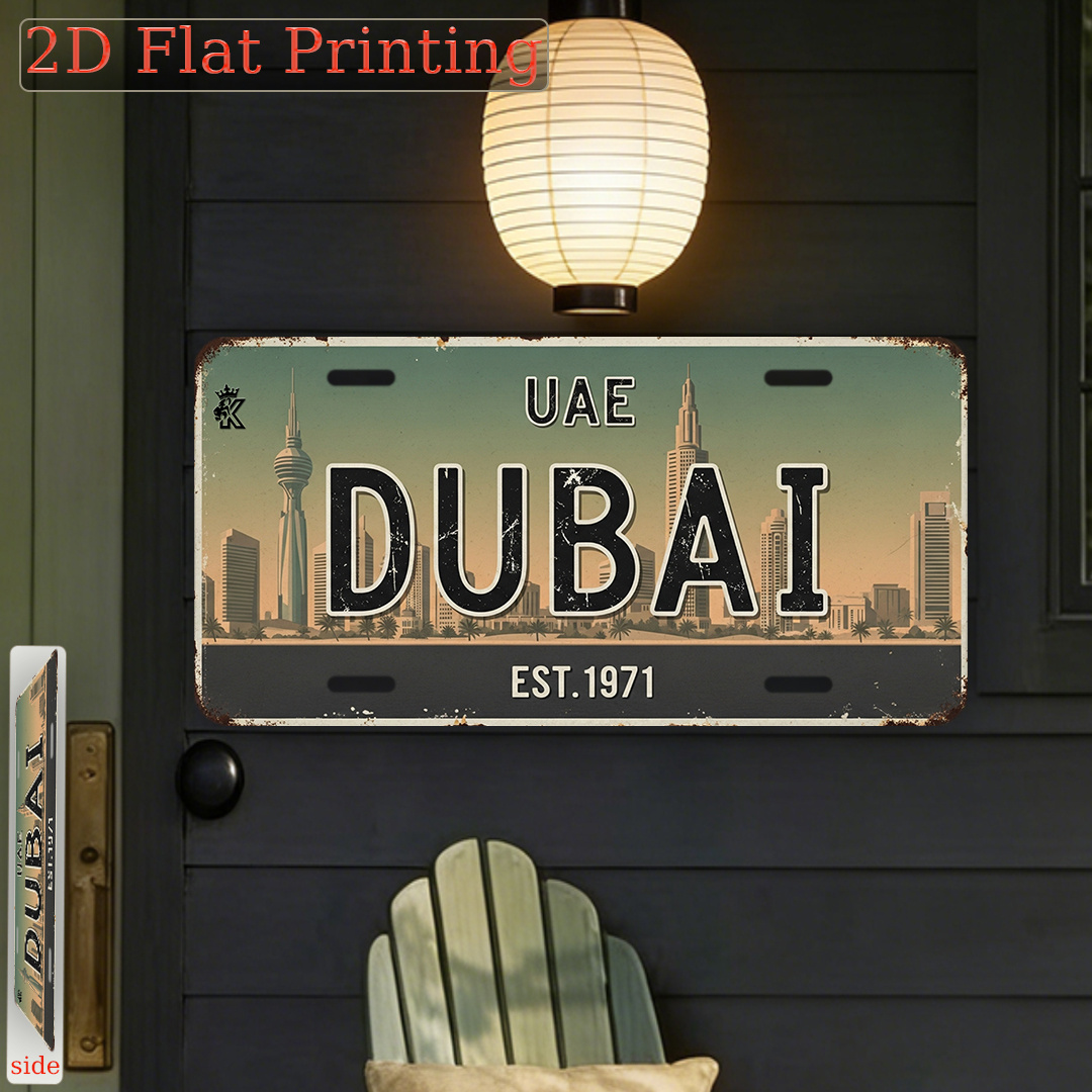 Dubai VAE EST.1971 Nummerplaat - Home Office Dubai recensie en prijs