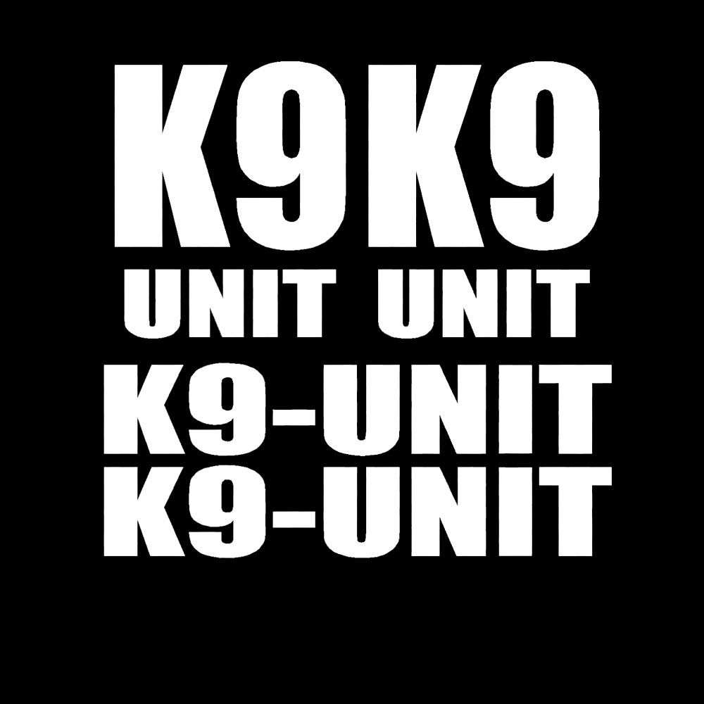 4 stuks voor K-9 K9 UNIT DECAL - Home Office Logo recensie en prijs