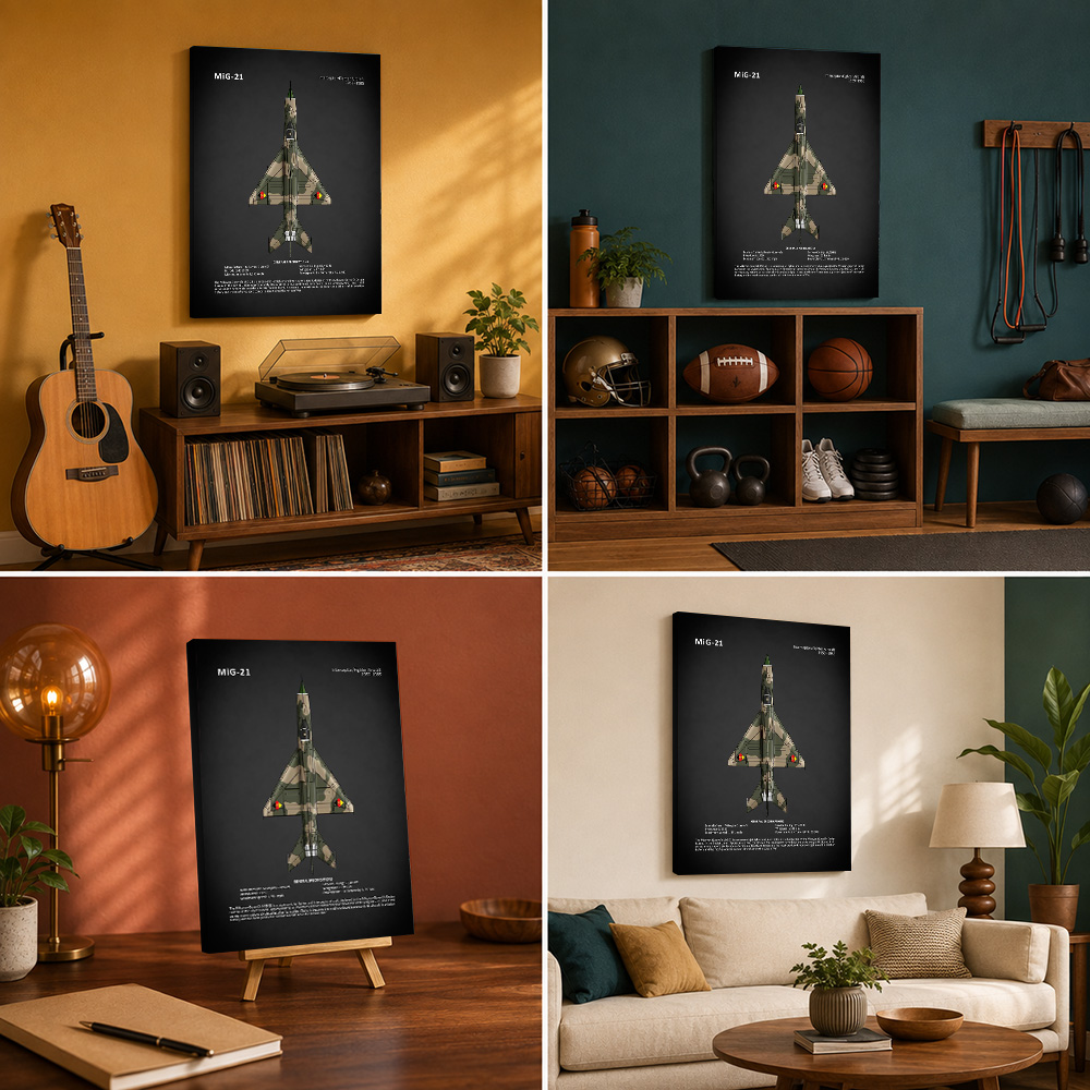 MiG21 Jachtvliegtuig Galerij,  - Home Office Layout recensie en prijs