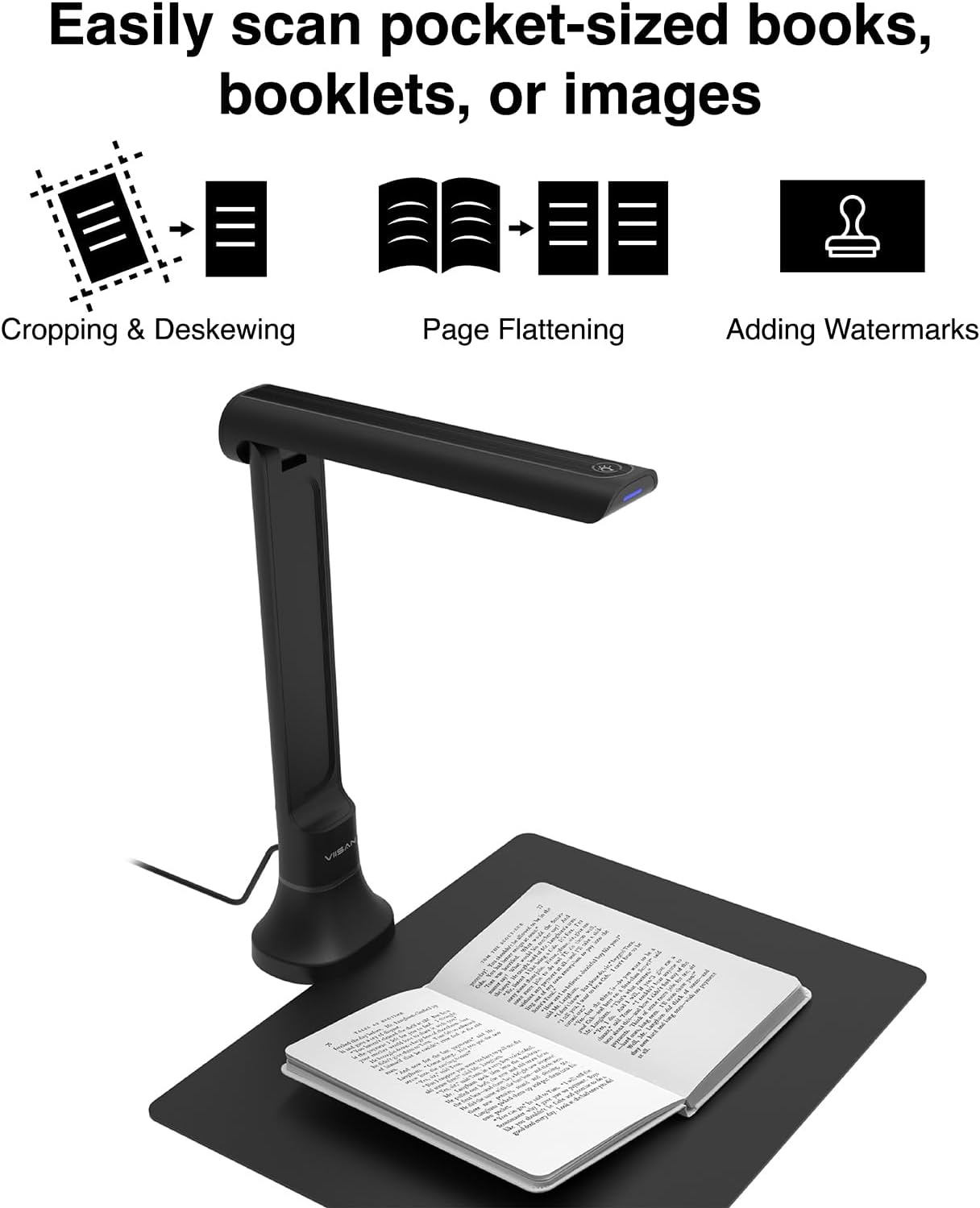 VIISAN DB8401 16MP Documentcam - Document Scanner Portable recensie en prijs