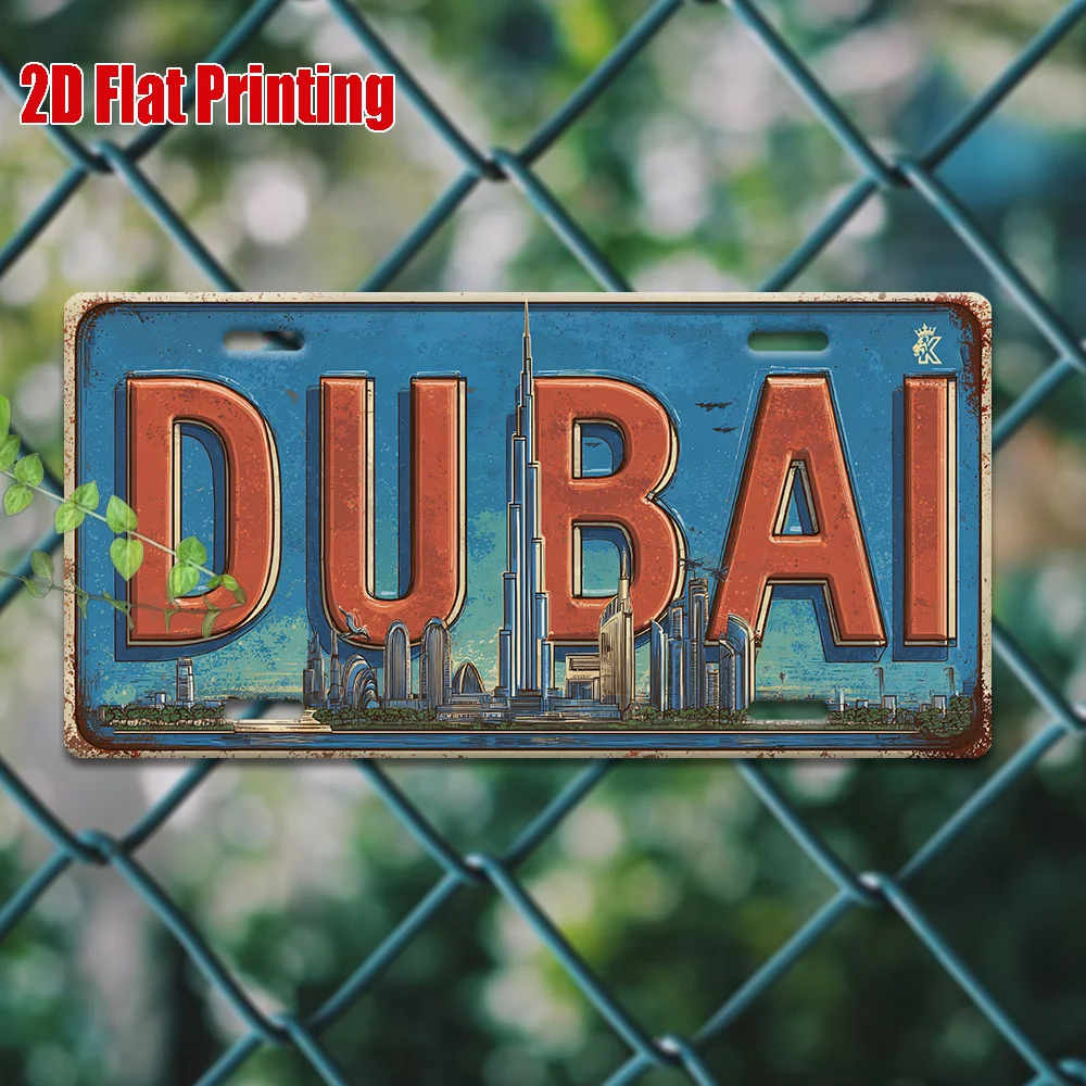 2D platte Dubai VAE skyline vi - Home Office Dubai recensie en prijs